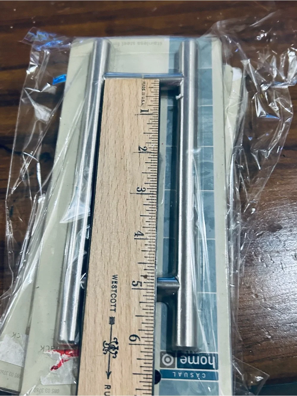 NEW Lot of 6 Home Target 2-128mm Pull Value Packs (3 Packs Of 2) Stainless Steel